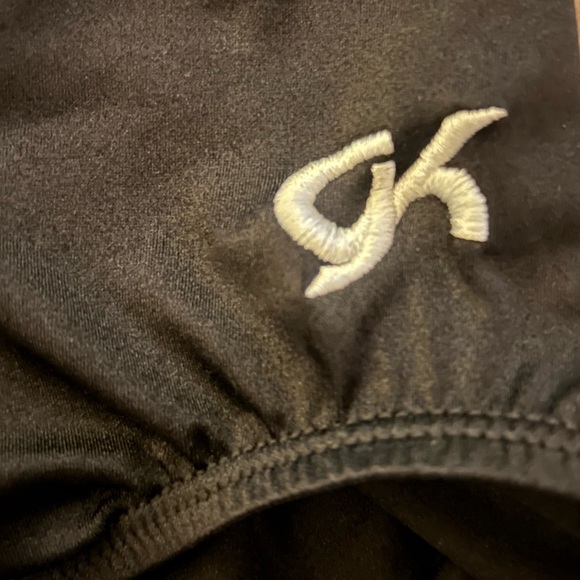 Gymnastics Leotard Sequined Black and Gray - Picture 4 of 5